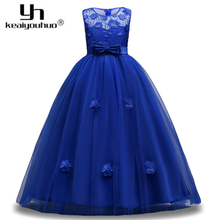 2021 Easter Girl Clothes Floral Wedding Princess Dress Kids Dresses For Girls Party Dress Elegant Children Clothing3 10 12 Years 2024 - buy cheap