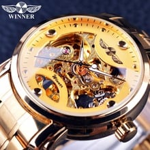 Top Brand Winner Brand New OutDoor Army Sport Design Bezel Luxury Gold Man Watches Montre Homme Clock Men Automatic Skeleton 2024 - buy cheap