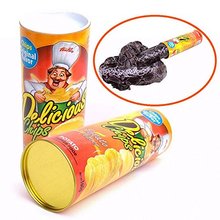 Great Funny Potato Chip Can Jump Spring Snake Toy Gift April Fool Day Halloween Party Decoration Jokes Prank Trick... 2024 - buy cheap