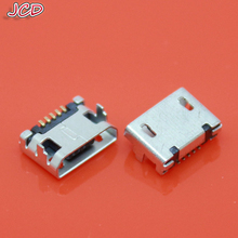 JCD 5 pin B type phone tail charing connector USB jack female socket Micro USB connector 5P DIP FLAT MOUTH Micro USB Connect 2024 - buy cheap