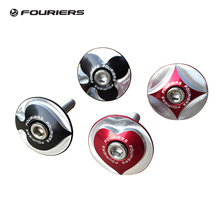 Fouriers Alloy Bike Stem Top Cap with Screw Poker Logo for 28.6mm 1 1/8" Steerer Fork Tube Cover Bicycle Parts 2024 - buy cheap