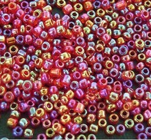 16g 1000pcs 2mm 12/0 AB Red Round Transparent Loose Spacer Beads Cezch Glass Seed Bead Handmade Jewelry Making DIY Garment Bead 2024 - buy cheap