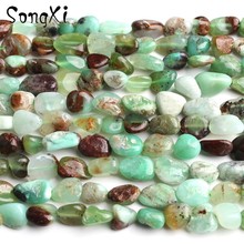 8-10mm Irregular Natural Australian Jades Stone Loose Spacer Beads for Jewelry Making DIY Necklace Bracelet Jewellery 15 Inches 2024 - buy cheap