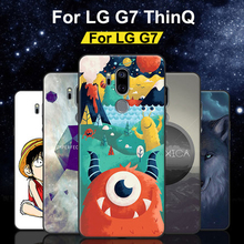 For LG G7 ThinQ Case cartoon soft Silicone TPU phone Cases For LG G7 G 7 Cover For LG G7ThinQ G710 Protective back cover shell 2024 - buy cheap