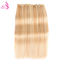 Ombre P27/613 Straight Hair 3 Bundles Brazilian Human Hair Weave Real Beauty  Two Tone Remy Hair Extensions 2024 - buy cheap