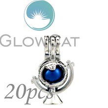 20x KK913 globo cuentas jaula joyería hacer difusor de Perfume Aroma ostra perla jaula colgante 2024 - compra barato