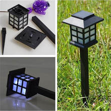 Waterproof  LED Outdoor light Solar Small House Lawn Lamps Garden Landscape Decoration Lamps 2024 - buy cheap