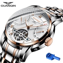 GUANQIN GH17002 Mens Watch Automatic Self-Wind Mechanical Watch Tourbillon Date Week Luxury Brand Male Clock Watchband Fix Tool 2024 - buy cheap