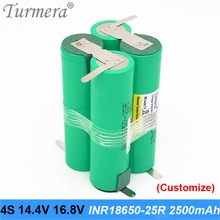 Novo 4S bateria 18650 2500mah bateria 25r 18650 20a bateria 16.8v 14.4v bateria de soldagem para chave de fenda ferramenta personalizado jan1 2024 - compre barato