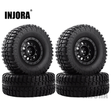 INJORA 4Pcs Plastic 1.9" Wheel Rim Tires Set for 1/10 RC Crawler Car Axial SCX10 90046 Tamiya CC01 D90 D110 2024 - buy cheap