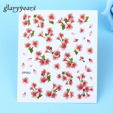 1pc Valentine's Day Nail Decal Gift Pink Flower Pattern Design Flower Nail Art Decoration Manicures DIY Tools DP062 Nail Sticker 2024 - buy cheap