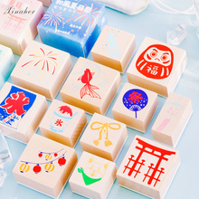 XINAHER cute Japanese style series stamp DIY wooden rubber stamps for scrapbooking stationery scrapbooking standard stamp 2024 - buy cheap
