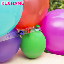 Corrente de balão de plástico com 410 furos, corrente de plástico de 5m para decoração de balões, para festa de casamento e aniversário, 1 peça 2024 - compre barato