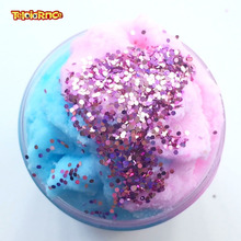 Modeling clay slime dynamic Sand Colorful galaxy Cloud  Slime  Putty Stress Relief Kids Clay cotton mud Slime antistress toy 2024 - buy cheap