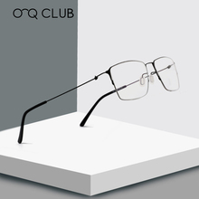 Glasses Frame Men Titanium Ultralight Prescription Square Eyeglasses Women Myopia Optical Frame Korean Screwless Eyewear 2024 - buy cheap