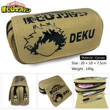 IVYYE My Hero Academia Series Anime Cosmetics Bags Canvas Zipper School Pencil Case Storage Pen Bag Large Pouch Stationery New 2024 - buy cheap