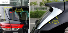 Accesorios Lapetus para Toyota Highlander / Kluger 2014 - 2019 cromo trasero triángulo trasero ventana alerón ala tira cubierta embellecedora 2024 - compra barato