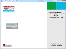 ForkLift Service Manual 11-2013 For NISSAN 2024 - buy cheap