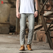 Bierelinnt Good Quality Hot Sale Denim New Arrival Fashion Men Jeans,2018 Elastic Retro Vintage Cotton Jeans Men,980151-6 2024 - buy cheap