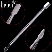 Belen 1pcs Stainless Steel Cuticle Nail Pusher Spoon Remover Finger Dead Skin Push Manicure Pedicure Care Tool Cuticle Pushers 2024 - buy cheap