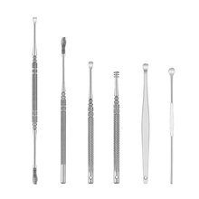 6Pcs/Set Stainless Steel Ear Pick Kit Spiral Spring Earpick Ear Cleaner Curette Ear Wax Remover With Box Ear Care Tools cleaner 2024 - buy cheap