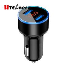 Car Charger 5V 3.1A With LED Display Universal Dual Usb Phone Car-Charger for Xiaomi Samsung S8 iPhone X 8 Plus Tablet etc 2024 - buy cheap