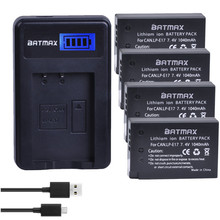 Batmax 4pc 1040mAh LP-E17 LPE17 LP E17 Batteries+LCD USB Charger for Canon EOS T6i 750D 760D 800D M3 M5 8000D Kissx8i Camera 2024 - buy cheap