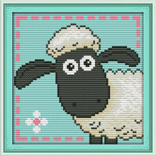 Набор для вышивки крестом из маленькой овцы, 11ct, холсты стежков, вышивка ручной работы 2024 - купить недорого