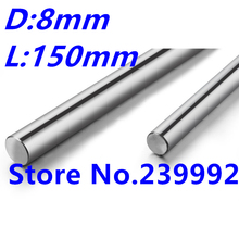2pcs 8mm 8x150 linear shaft 3d printer 8mm x 150mm Cylinder Liner Rail Linear Shaft axis cnc parts 2024 - buy cheap