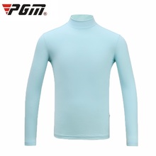 Pgm Boys Long Sleeve Golf T Shirts Summer Sunscreen Anti-Uv Undershirt O-neck Collar Ice Silk Soft Bottomming Shirt D1103 2024 - buy cheap