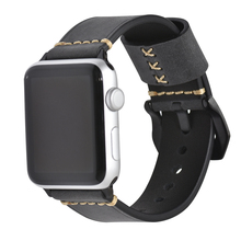 Beafity-correas de correa para Apple watch, 38mm, 42mm, Caballo Loco genuino, correa de reloj de cuero Calfskin para iwatch 40mm 44mm 4/3/2/1 2024 - compra barato