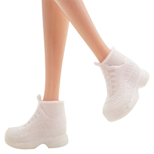 NK deportivas-Sandalias de tacón alto para muñeca Barbie, 5 pares, zapatos blancos, accesorios de la muñeca, juguete de alta calidad, 005A 2024 - compra barato