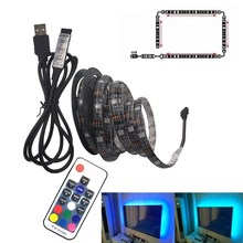 USB LED Strip 5050 RGB Flexible LED Light DC5V RGB Color Changeable TV Background Lighting 2024 - buy cheap