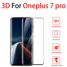 Vidrio Templado 3D para oneplus 7 pro protector de pantalla vidrio 2.5D para oneplus 7 9 H HD curvado vidrio no película ONE PLUS 7pro en pantalla 2024 - compra barato