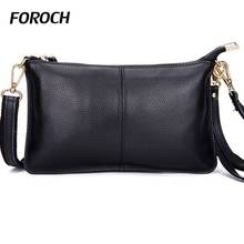 FOROCH Women Genuine Leather Envelope Clutch Bag Ladies Evening Bag Women's Handbag Shoulder Bag Female Messenger Bag Bolsas 305 2024 - buy cheap