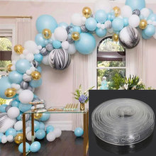 5m transparente globo Irregular decoración tira conectar cadena DIY arco de globo 2024 - compra barato