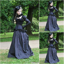 Vestido de baile estilo vitoriano gótico/guerra civil, tamanho 6 a 26 segundos 2024 - compre barato