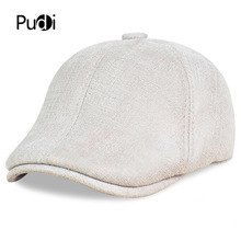 HL113 Real Leather Baseball Cap Hat Winter Warm Russian Old Men Beret Newsboy Ear Flap Caps Hats With Real Wool Fur Inside 2024 - buy cheap