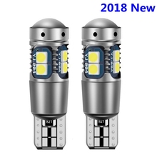 2Pcs 2018 New T10 W5W 194 501 2825 192 High Quality Super Bright 3030 LED Car Lights Auto Marker Lamp Wedge Tail Side Bulb 2024 - buy cheap