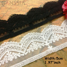 1yard Width:5cm Classic 2 colors Mesh Polyester Lace Trims Garment Lace DIY Sewing Accessories(ss-552) 2024 - buy cheap