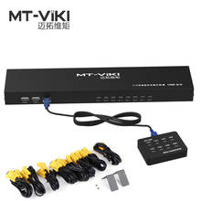 4*3m 4*5m Original Cable Included MT-VIKI 8 Port Smart KVM Switch Manual Key Press VGA USB Wired Remote Extension 801UK-L 2024 - buy cheap
