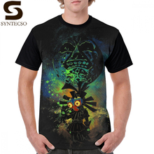 Camiseta de Majoras Mask para hombre, camiseta de Majora de arte, Camiseta estampada de talla grande, ropa de calle masculina, camiseta de poliéster 2024 - compra barato