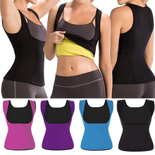 Women's Postpartum Corset Shaper Hot Sweat Workout Tank Top Slimming Vest Tummy Fat Burner Neoprene Shapewear for Weight Loss 2024 - buy cheap