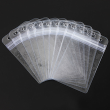 10pçs vinil vertical transparente em plástico suporte para cartão de identificação atacado 2024 - compre barato