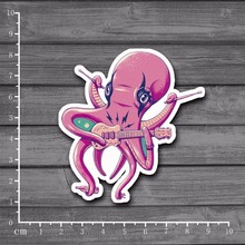 Retro rock octopus Notebook Scrapbooking Stationery Sticker Decor Decal For Ablum Diary Laptop Luggage Skateboard[Single] 2024 - buy cheap