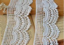 Hot Sale 2 Meters 7.5cm Width New High Quality 100% Cotton Water Soluble Lace Fabric Ribbon Sewing Craft Lace Trim Embellishment 2024 - buy cheap