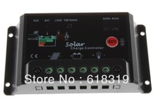 5 peças = lote 20a amp 12v/24v painel solar bateria controle de carga solar sistema pv preto, por fedex 2024 - compre barato