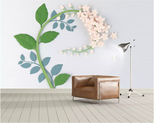 Beibehang papel pintado con foto 3d personalizado Grandes murales de flores estilo europeo Sala sofá pared del dormitorio arte pintura 3d papel tapiz 2024 - compra barato