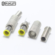 1pcs 6.5*4.4mm DC Power Plug 6.5mm * 4.4mm Metal Male Plugs with Tip Connector Audio Adapter for OD5mm Cable 2024 - buy cheap