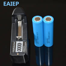 2Pcs EAIEP 18650 Li-Ion 1300mAh 3.7V battery flashlight rechargeable battery + 18650 16340 14500 10440 Rechargeable Battery Uni 2024 - buy cheap